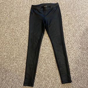 Express pleather pants XS
